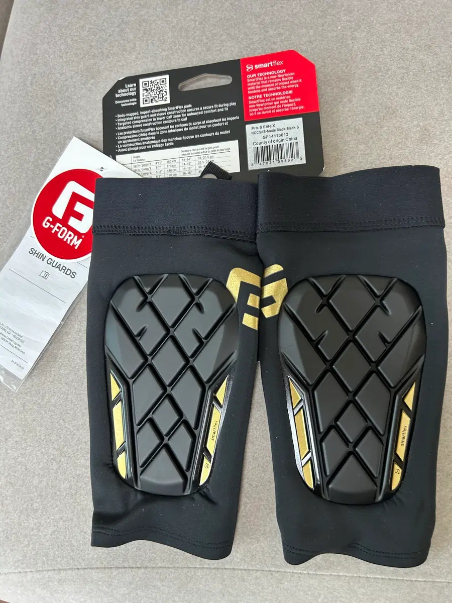 지폼 일체형 소프트 신가드 정강이보호대 Pro-S Elite Shin Matte S사이즈
