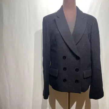 더마 컬렉션 더블 자켓 15호 빅 사이즈 블랙 라메