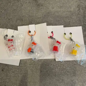 스시로 헬로키티 콜라보 미니 참 4종 컴플리트 세트