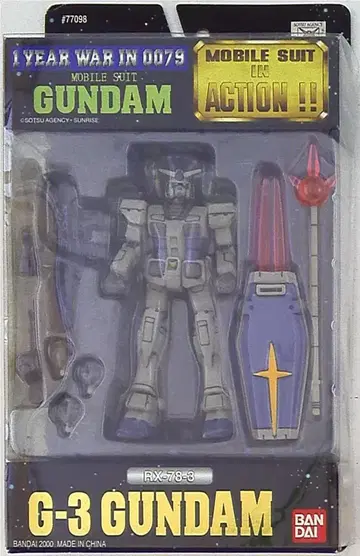 반다이 MS in ACTION!!/MIA RX-78-3 G-3 건담