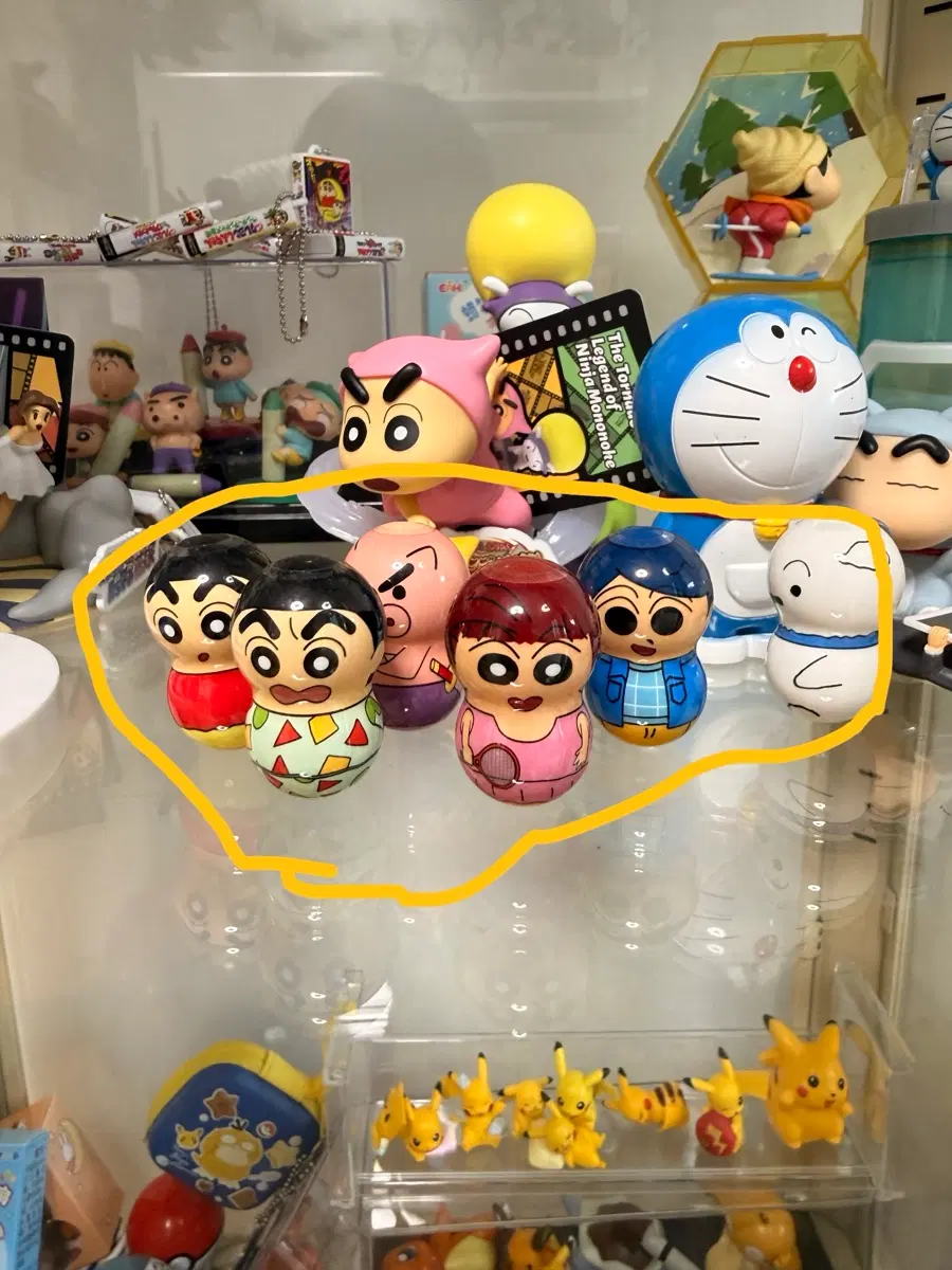 짱구 오뚝이 피규어 6종세트