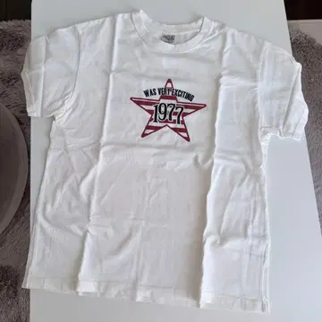 CALEE 칼리 그래픽 T셔츠 화이트 L 사이즈