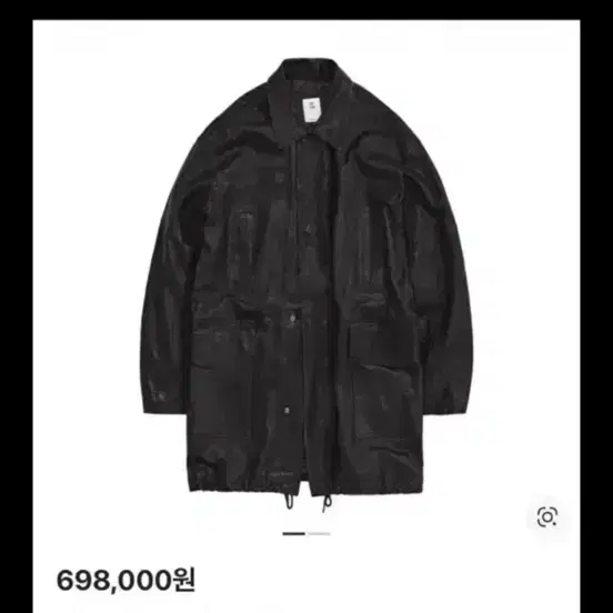 폴리테루 램스킨 카 코트 블랙(2)