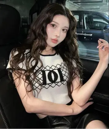 택 포함 새상품 Darich 다리치 DD 다이아 니트탑