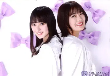 노기자카46 2024년 3월 랜덤 브로마이드 엔도 사쿠라/세이미야 레이 12주년 기념 2shot ver. 2
