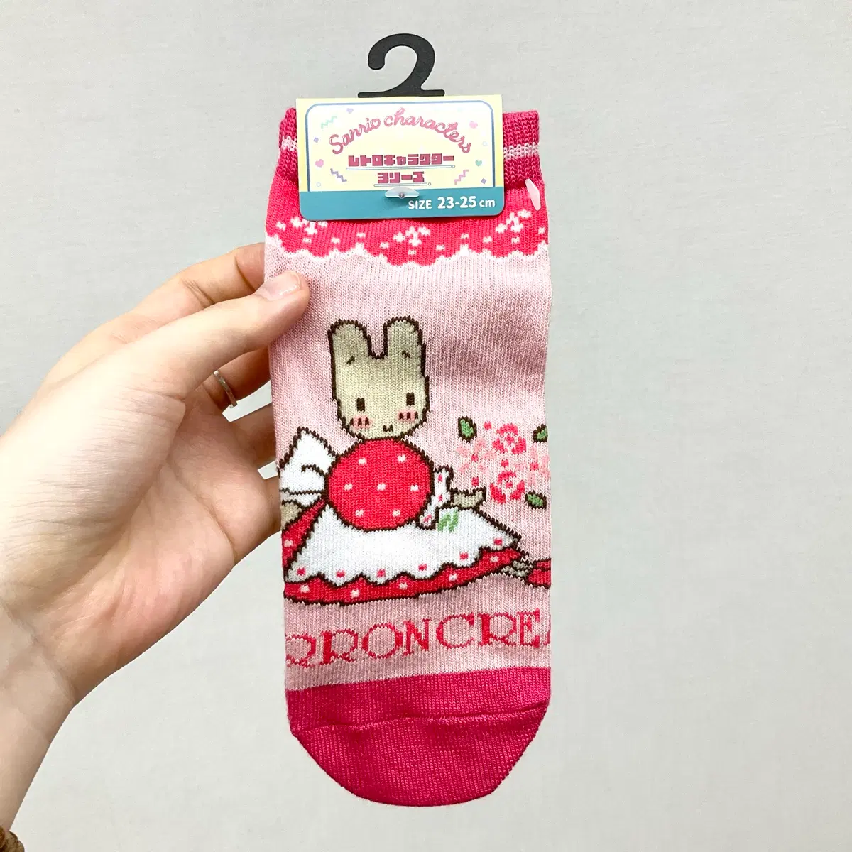 일본정품 마론크림 양말 23~25cm