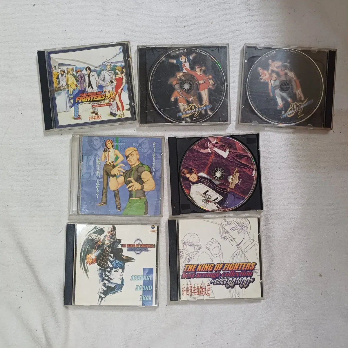 킹오파 더킹오브파이터즈 kof. ost ast cd 9개 일괄