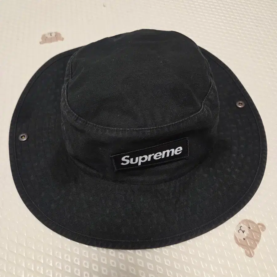 [M/L] 슈프림 밀리터리 부니 블랙 23FW (Supreme Military Boonie)
