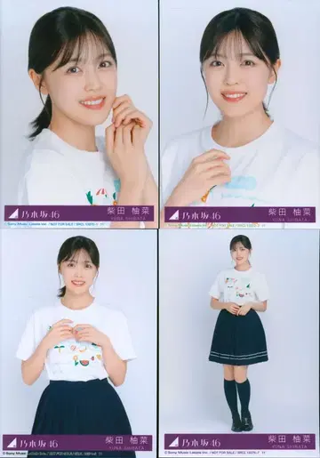 노기자카46 Same numbers 초회 한정판 시바타 유나 봉입 혜택 브로마이드 컴프