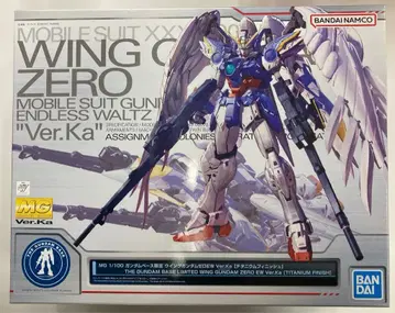 BANDAI SPIRITS MG/건담베이스 한정판 신기동전기 건담 W Endless Waltz 윙건담 제로 EW Ver.Ka 티타늄 피니쉬