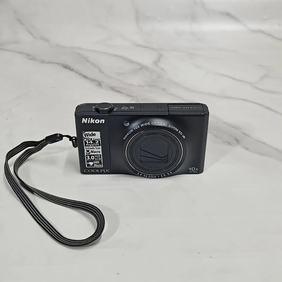 상태좋은 니콘 쿨픽스 Coolpix S8000 블랙 빈티지 카메라