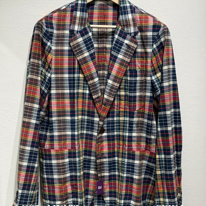 폴로 MADRAS CHECK COTTON JACKET(L)