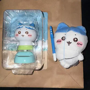 영화 치이카와 (먼작귀) 인어섬의 비밀 흔들흔들 솔라 토벌 마스코트 하치와레 세트