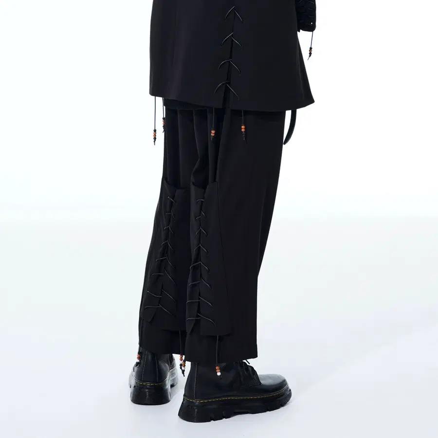 Yohji Yamamoto 요지야마모토 개버딘 스트레치 비즈 팬츠