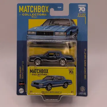 MATTEL MATCHBOX COLLECTORS HLJ74 1988 CHEVY MONTE CARLO LS 21/22