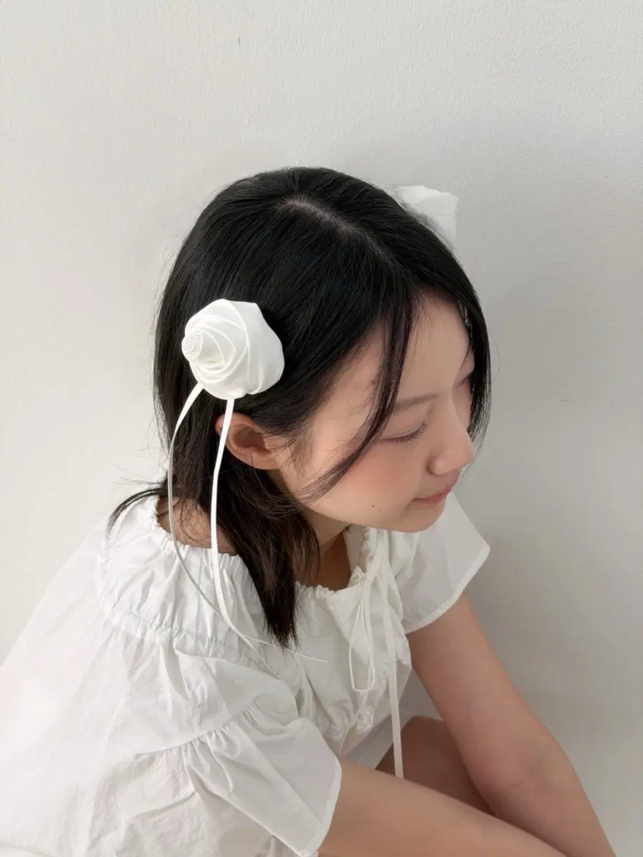 kupp 쿱 빅 로즈 헤어핀 Big rose hairpin