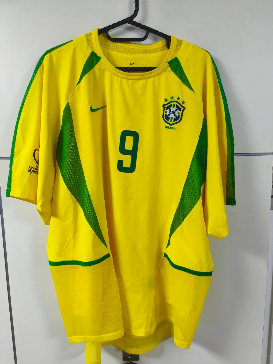 어센틱 나이키 브라질 2002 월드컵 유니폼 RONALDO