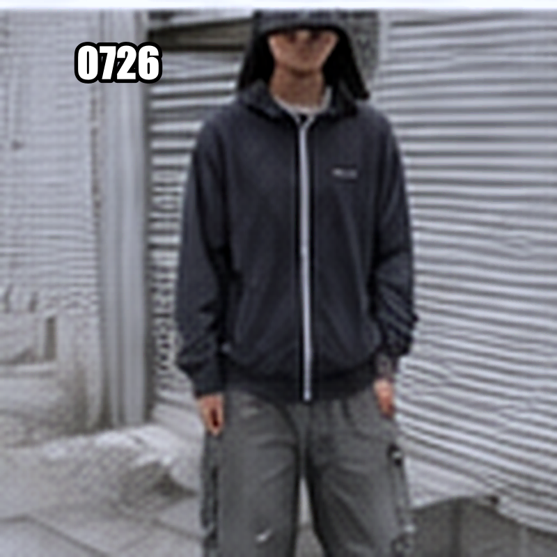 XL 블랙야크 그레이 기능성 후드 집업 자켓