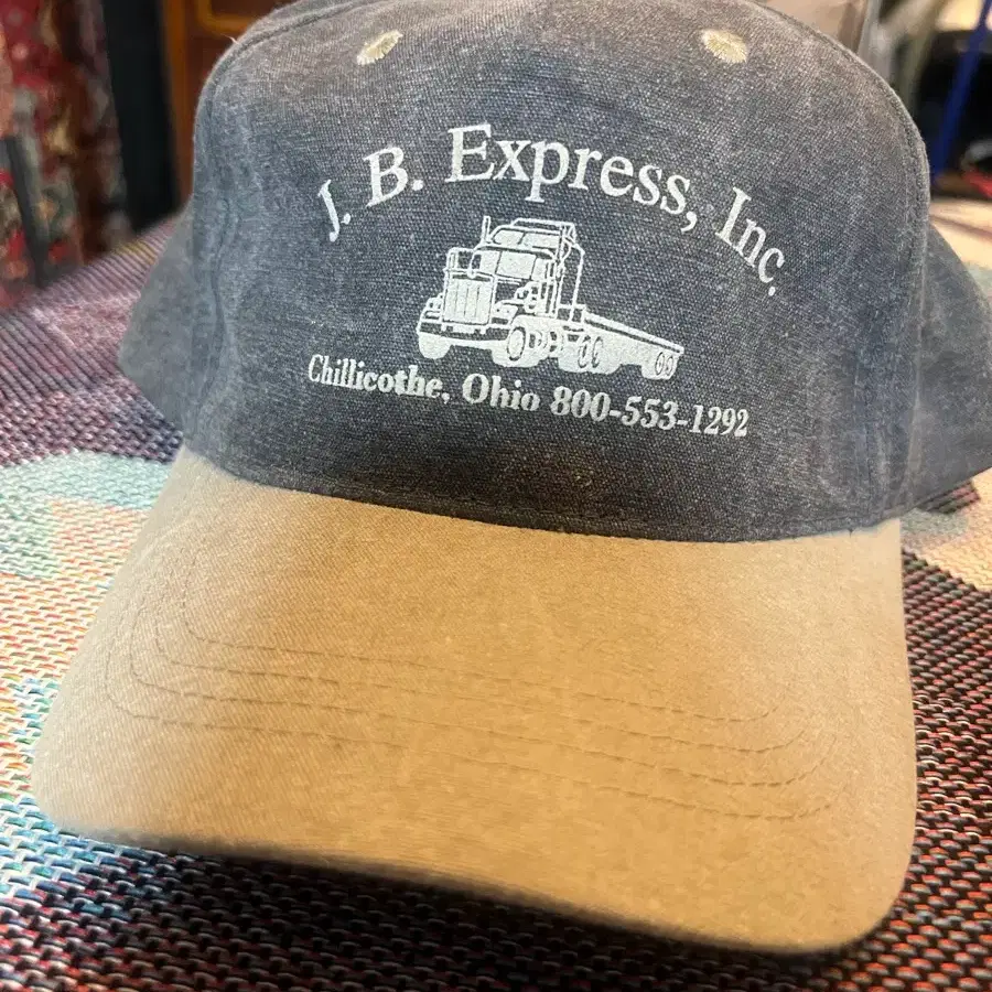 90s USA J. B. Express, Inc.트럭 스냅백