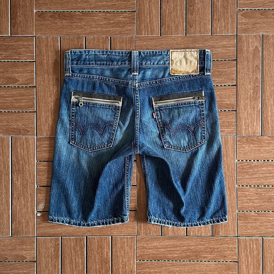 에드윈 코튼 데님 숏츠 반바지 S