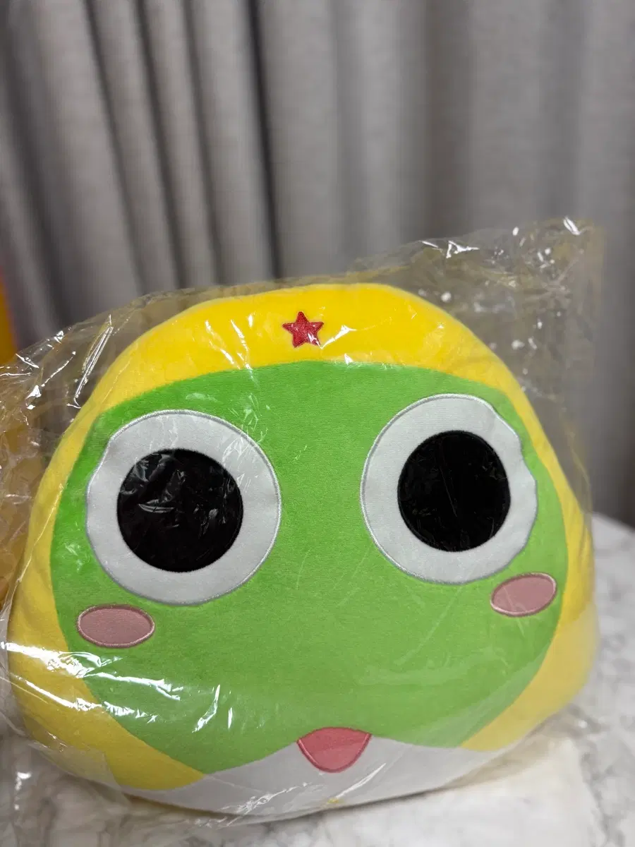 개구리 중사 케로로 팝업 케로로 얼굴 쿠션