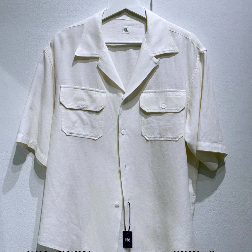 캡틴선샤인 OPEN COLLAR SHORT SLEEVE SHIRT(38)