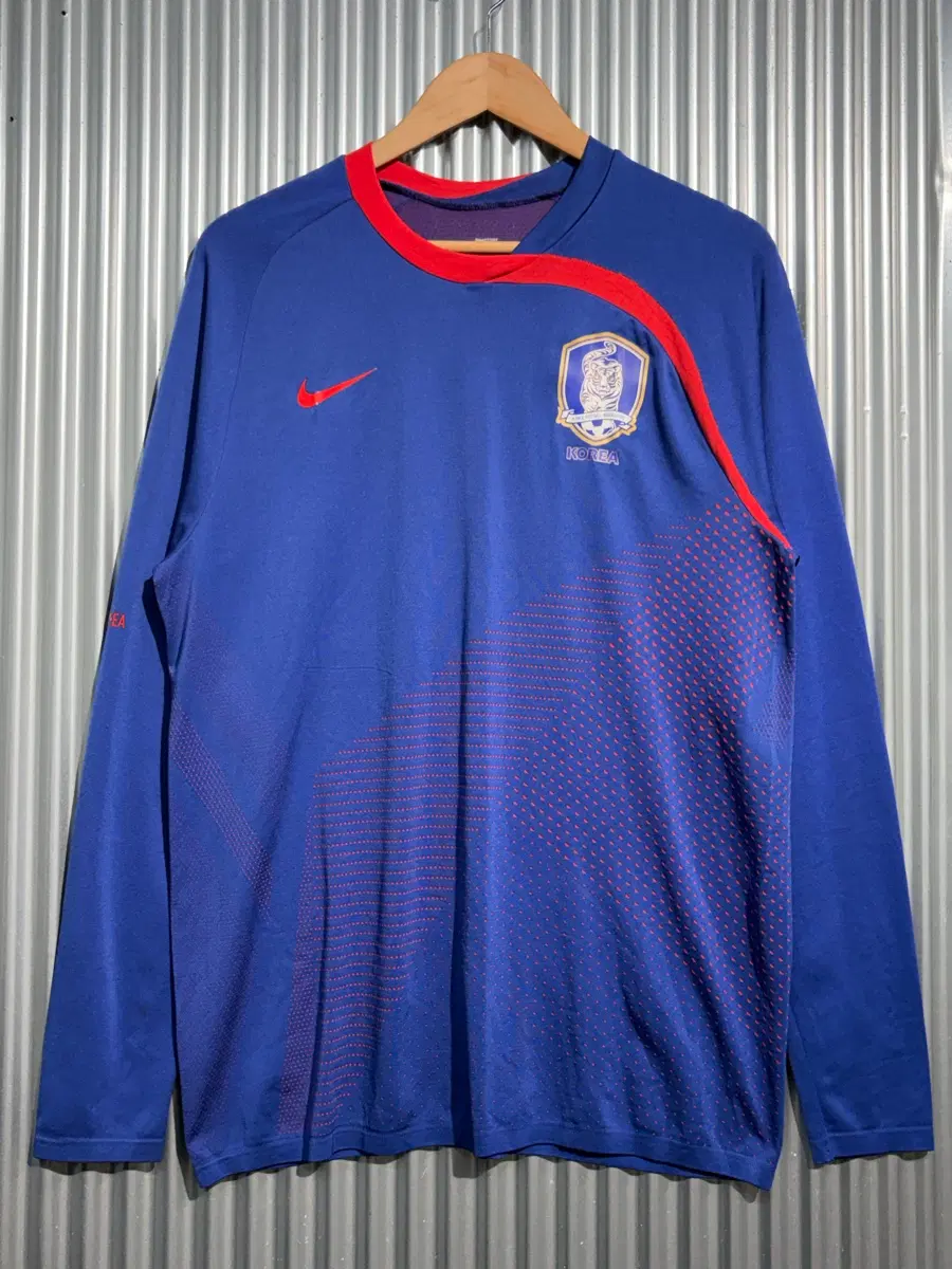 [XL] NIKE 나이키 대한민국 국가대표 KOREA 긴팔 트레이닝 저지 블루 7.9