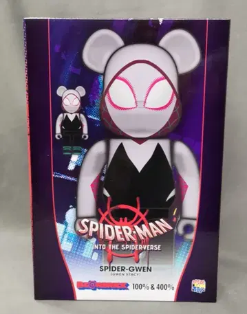 MEDICOMTOY BE@RBRICK SPIDER-GWEN(GWEN STACY) 100%&400% 100&400