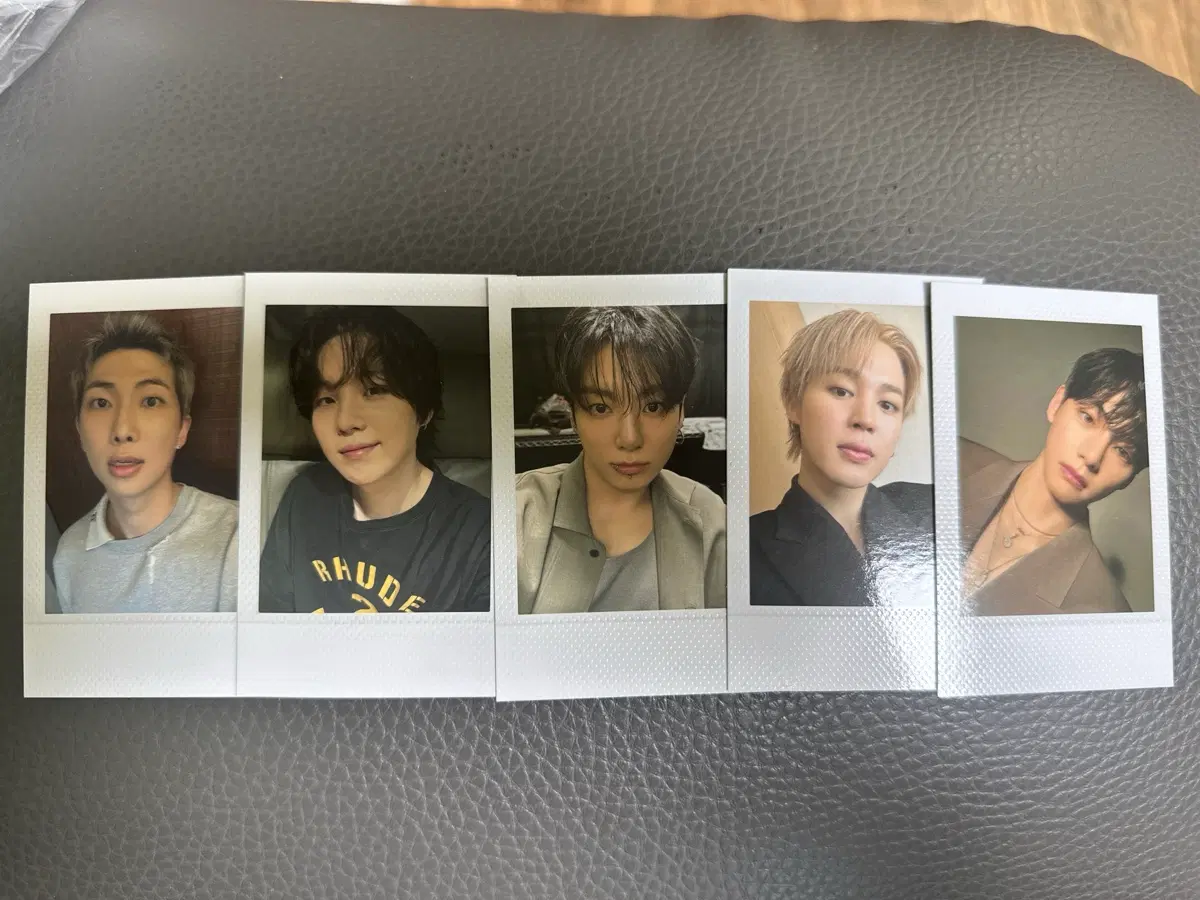 방탄소년단 포토카드 5종 세트 일괄