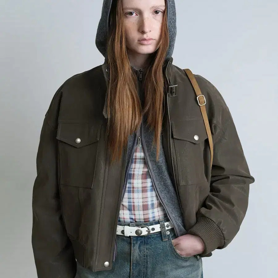 (2) 레이브 Soft Touch Blouson Jumper 카키