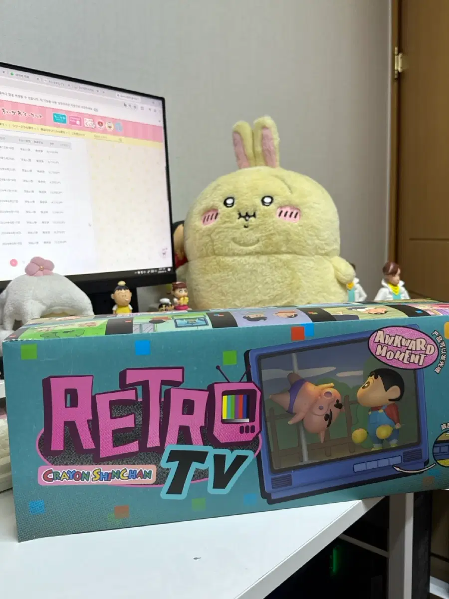 52TOYS 짱구는 못말려 레트로 TV 풀세트