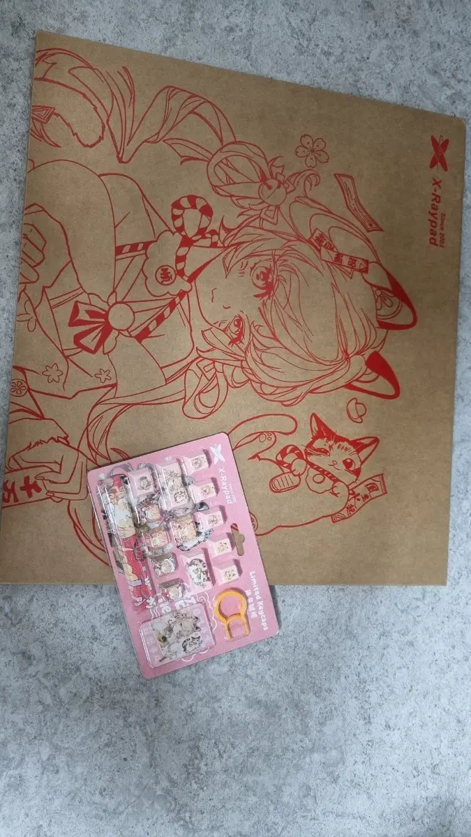 X-raypad 아쿠아컨트롤플러스 PORON 게이밍 마우스패드 네코핑크, 450 (SOFT 미개봉)