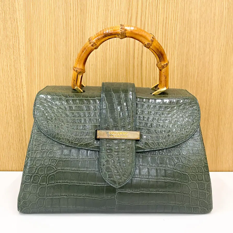콜롬보 디누보 월스트릿 악어 가방 - 그린 (1000054086)