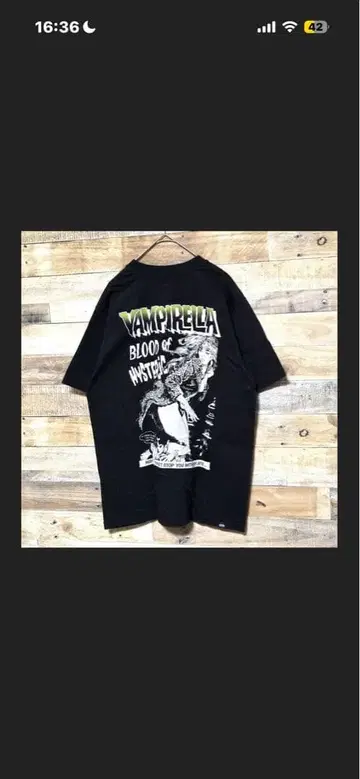 HYSTERIC GLAMOUR VAMPIRELLA 티셔츠