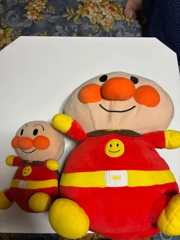호빵맨 봉제 인형 2체 세트