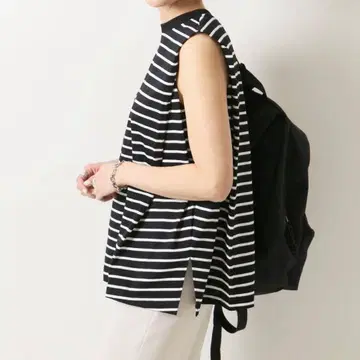 Spick & Span/스픽앤스팬 [ 클리어 천축 슬리브리스 풀오버 ]