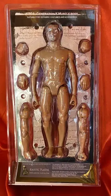 KAUSTIC PLASTIK 1/6 패브릭 코스튬 및 액세서리 GENERATION K MUSCLE BODY KP04용