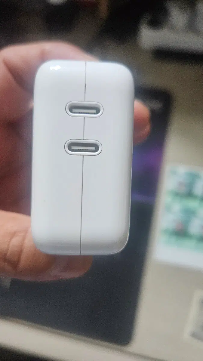 애플 35W 듀얼 USB-C 전원 어댑터 미사용