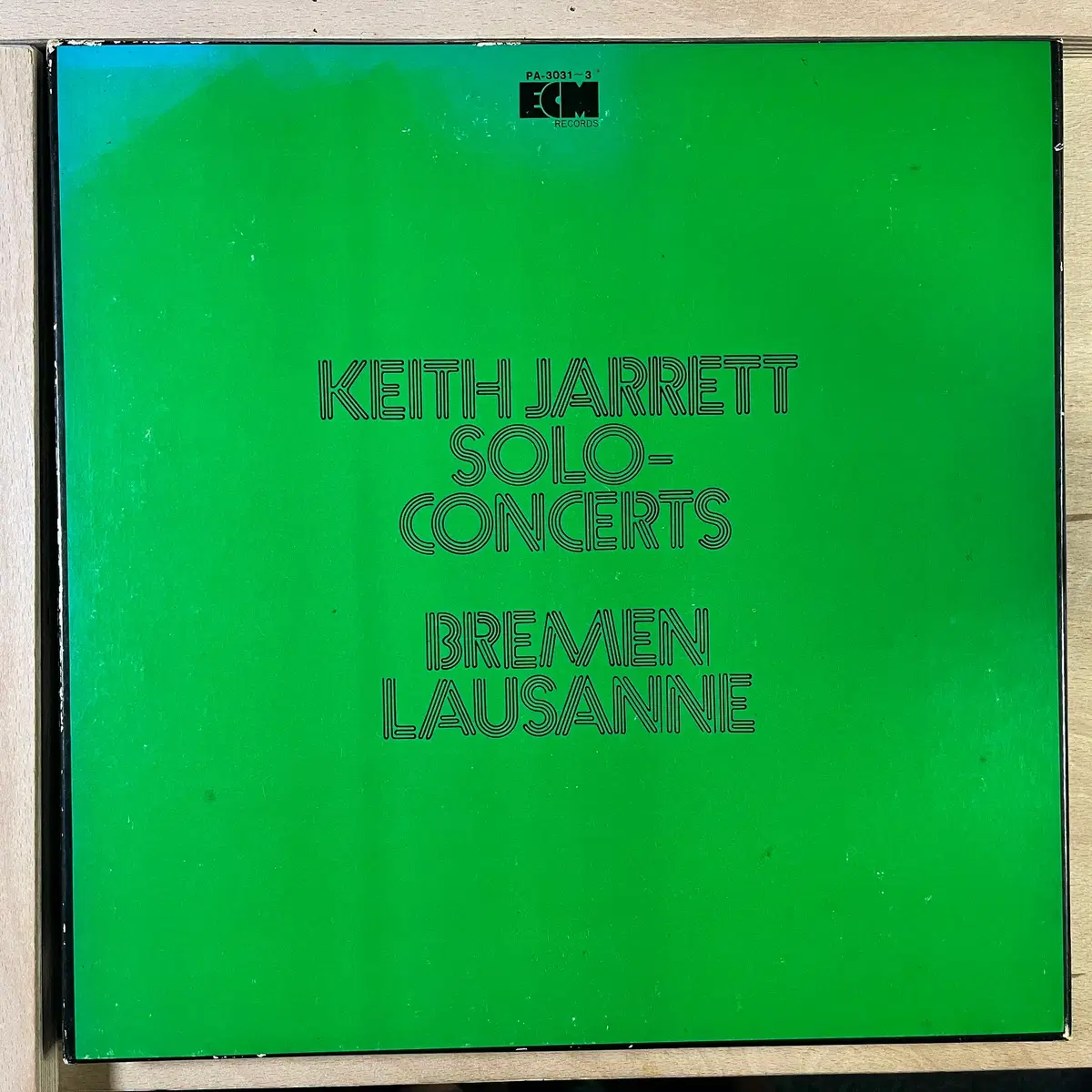 Keith Jarrett Solo Concerts Bremen Lausanne 일본 1973년 3LP Box