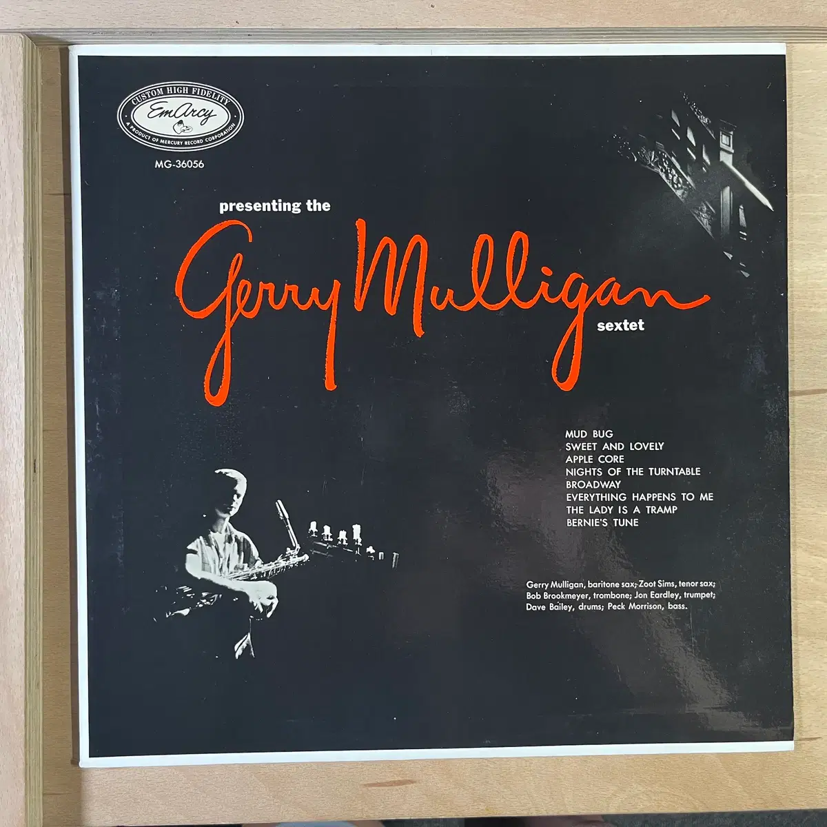 The Gerry Mulligan Sextet 일본 1984년 LP