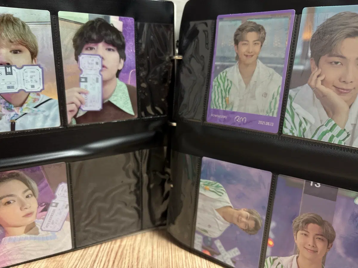 방탄 bts 소우주 포카 드볼 세트