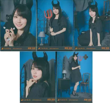 노기자카46 WebShop 한정판 카키 하루카 2024.Halloween 5장 세트