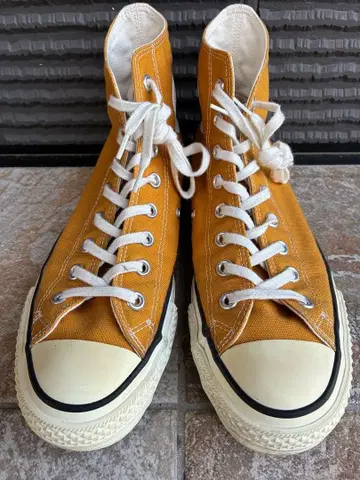 CONVERSE ALL STAR 하이컷 스니커즈 머스타드