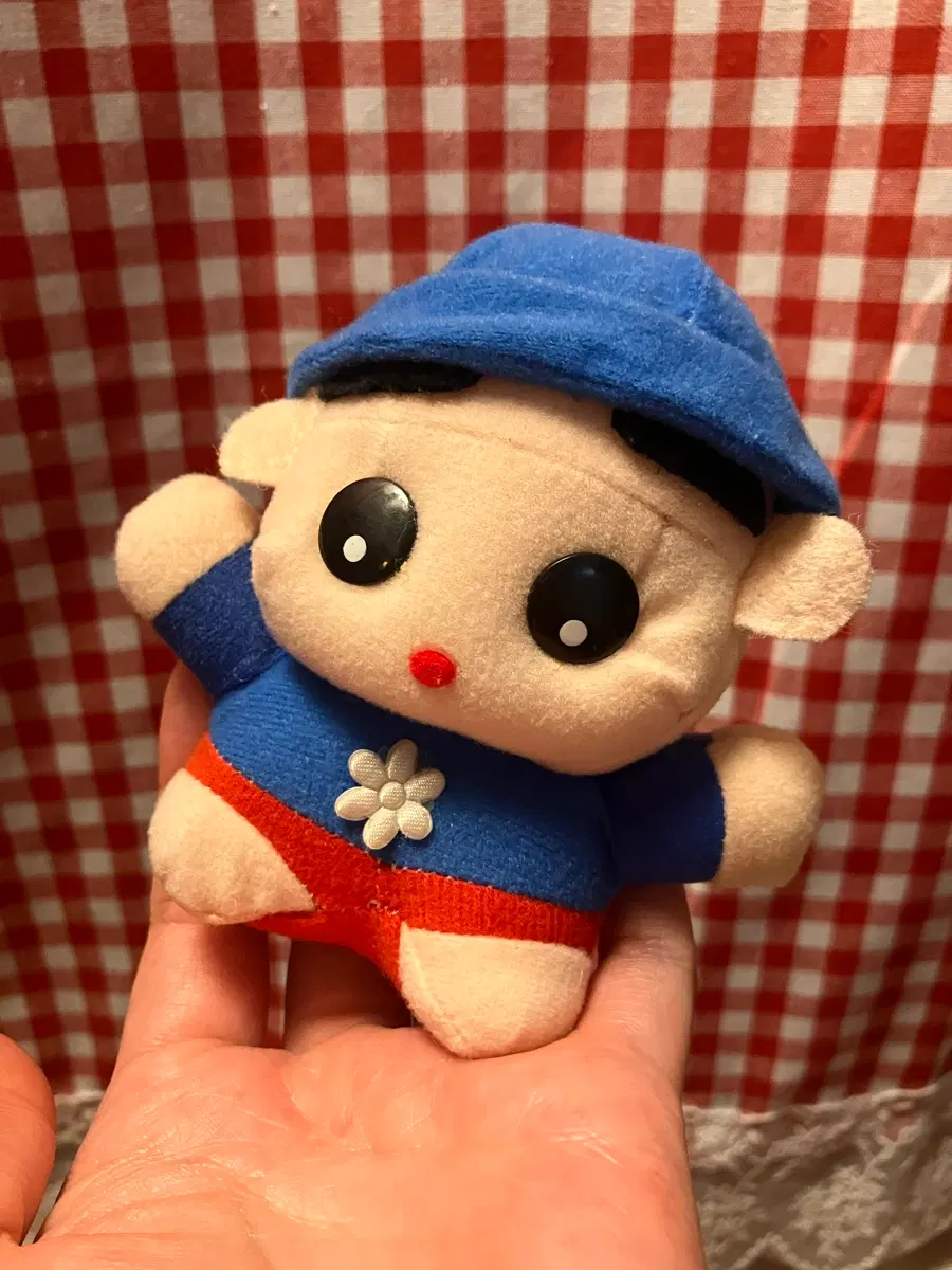 빈티지 짱구 봉제키링 인형