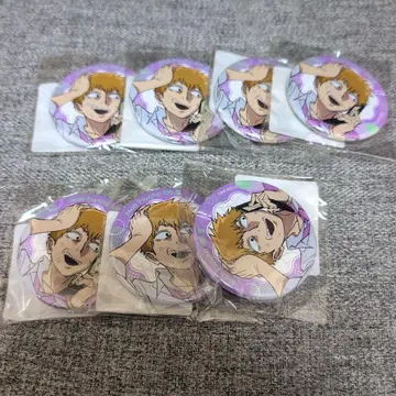 몹사이코 100 레이겐 아라타카 캔뱃지 7개 세트