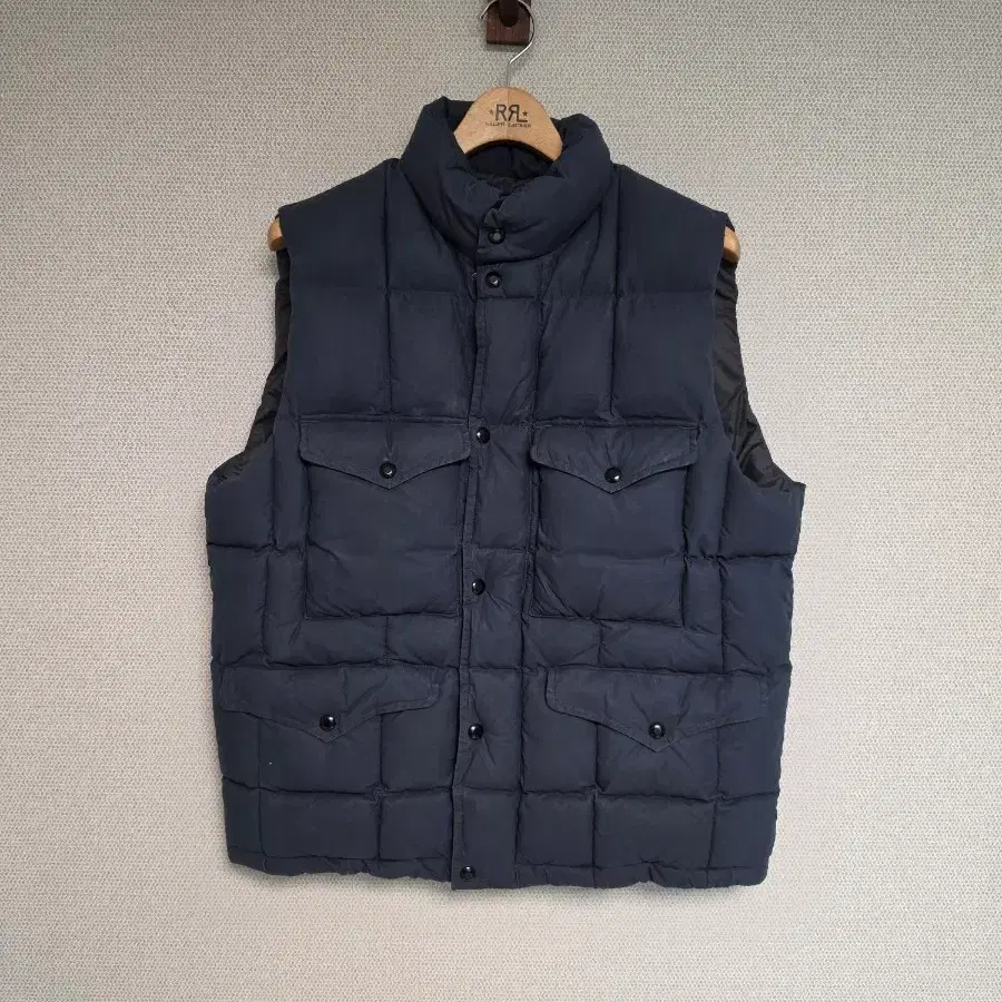 RRL 더블알엘 오일클로스 퀼팅 베스트 L