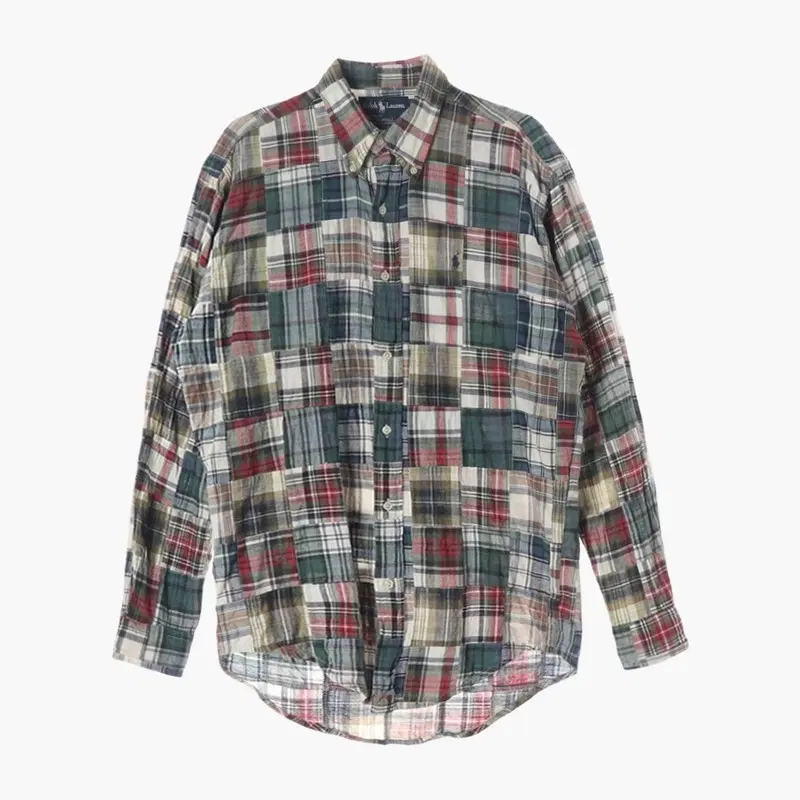 RALPH LAUREN 패치워크셔츠 UNISEX (M) TTLAPF2006