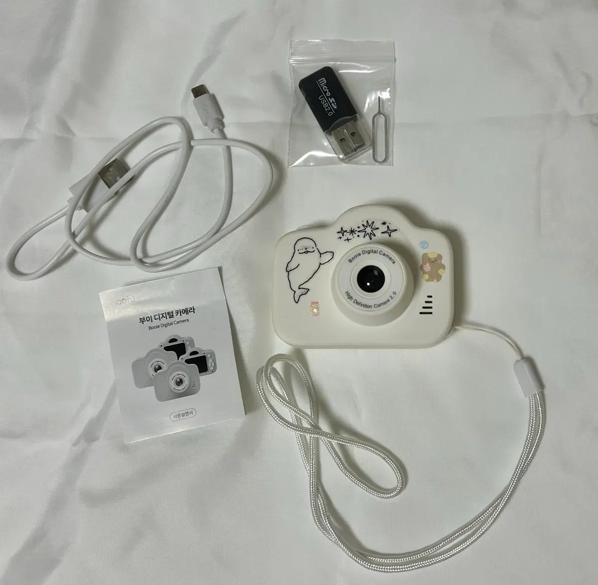 부이 디토 디지털 카메라 (화이트)