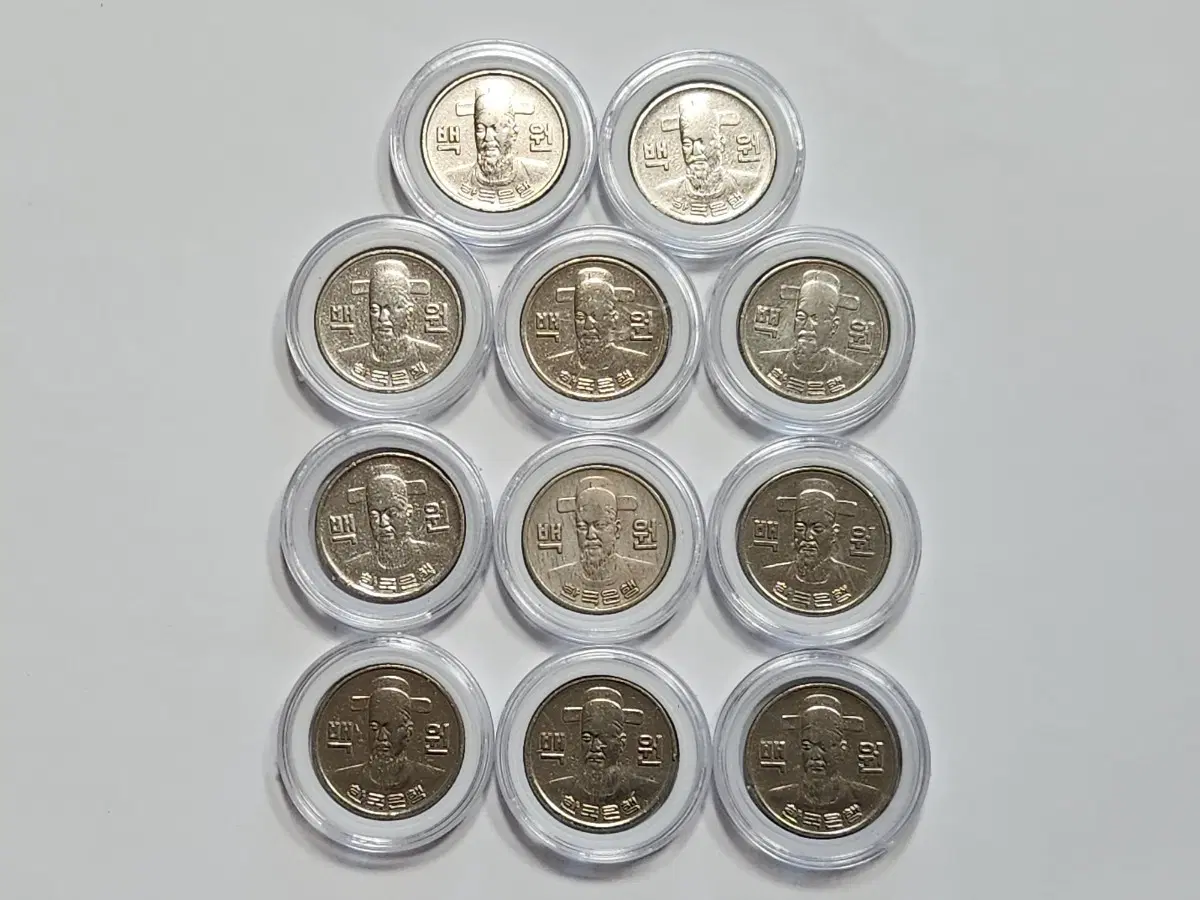동전/특년도 상태좋은 70,71,72,73년 100원
