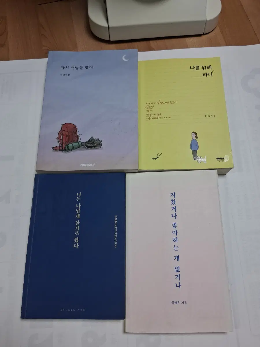 책다시 배낭을 맸다/나를 위해 하다/나는나답게 살기로 했다